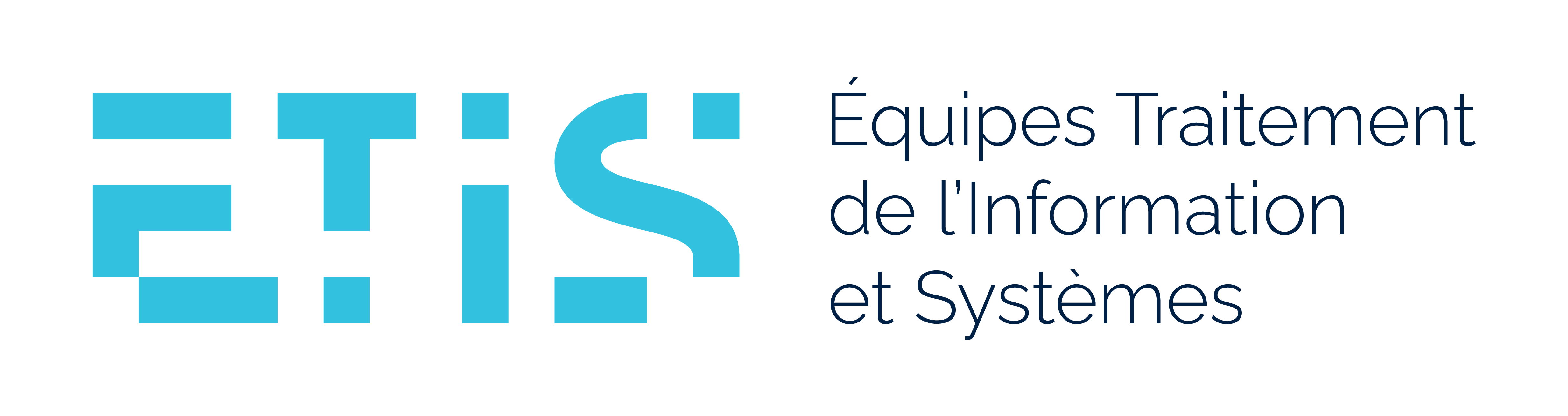 Logo ETIS Lab avec slogan